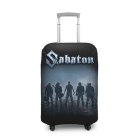 Чехол для чемодана 3D с принтом Sabaton в городе Новоалтайск, 86% полиэфир, 14% спандекс | двустороннее нанесение принта, прорези для ручек и колес | battle metal | primo victoria | sabaton | the art of war | the great war | группа | йоаким броден | латный ботинок | метал | пауэр | рыцарские доспехи | сабатон | собатон | хэви