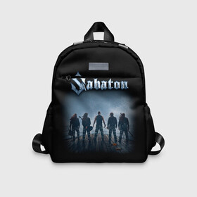 Детский рюкзак 3D с принтом Sabaton в городе Новоалтайск, 100% полиэстер | лямки с регулируемой длиной, сверху петелька, чтобы рюкзак можно было повесить на вешалку. Основное отделение закрывается на молнию, как и внешний карман. Внутри дополнительный карман. По бокам два дополнительных кармашка | battle metal | primo victoria | sabaton | the art of war | the great war | группа | йоаким броден | латный ботинок | метал | пауэр | рыцарские доспехи | сабатон | собатон | хэви