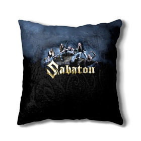 Подушка 3D с принтом Sabaton в городе Новоалтайск, наволочка – 100% полиэстер, наполнитель – холлофайбер (легкий наполнитель, не вызывает аллергию). | состоит из подушки и наволочки. Наволочка на молнии, легко снимается для стирки | battle metal | primo victoria | sabaton | the art of war | the great war | группа | йоаким броден | латный ботинок | метал | пауэр | рыцарские доспехи | сабатон | собатон | хэви