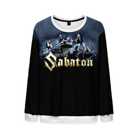 Мужской свитшот 3D с принтом Sabaton в городе Новоалтайск, 100% полиэстер с мягким внутренним слоем | круглый вырез горловины, мягкая резинка на манжетах и поясе, свободная посадка по фигуре | battle metal | primo victoria | sabaton | the art of war | the great war | группа | йоаким броден | латный ботинок | метал | пауэр | рыцарские доспехи | сабатон | собатон | хэви