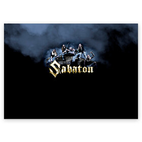 Поздравительная открытка с принтом Sabaton в городе Новоалтайск, 100% бумага | плотность бумаги 280 г/м2, матовая, на обратной стороне линовка и место для марки
 | battle metal | primo victoria | sabaton | the art of war | the great war | группа | йоаким броден | латный ботинок | метал | пауэр | рыцарские доспехи | сабатон | собатон | хэви