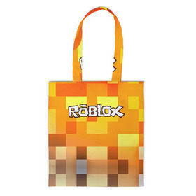 Сумка 3D повседневная с принтом ROBLOX в городе Новоалтайск, 100% полиэстер | Плотность: 200 г/м2; Размер: 34×35 см; Высота лямок: 30 см | game | gamer | logo | minecraft | roblox | simulator | игра | конструктор | лого | симулятор | строительство | фигура