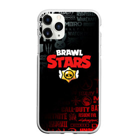Чехол для iPhone 11 Pro матовый с принтом BRAWL STARS в городе Новоалтайск, Силикон |  | borderlands | bull | call of duty | counter strike | cs go | dark souls | devil may cry | dmc | face | fallout | far cry | leon | stalker | stars | tes | the last of us | the witcher | warframe | watch dogs | ведьмак | ворон | джесси | леон 
