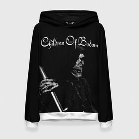 Женская толстовка 3D с принтом Children of Bodom в городе Новоалтайск, 100% полиэстер  | двухслойный капюшон со шнурком для регулировки, мягкие манжеты на рукавах и по низу толстовки, спереди карман-кенгуру с мягким внутренним слоем. | bodom | children | death | melodic | metal | алекси лайхо | дети бодома | мелодик дэт метал | метал