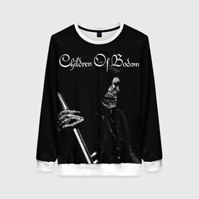 Женский свитшот 3D с принтом Children of Bodom в городе Новоалтайск, 100% полиэстер с мягким внутренним слоем | круглый вырез горловины, мягкая резинка на манжетах и поясе, свободная посадка по фигуре | bodom | children | death | melodic | metal | алекси лайхо | дети бодома | мелодик дэт метал | метал