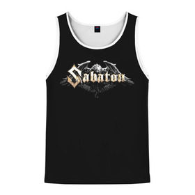 Мужская майка 3D с принтом Sabaton в городе Новоалтайск, 100% полиэстер | круглая горловина, приталенный силуэт, длина до линии бедра. Пройма и горловина окантованы тонкой бейкой | battle metal | primo victoria | sabaton | the art of war | the great war | группа | йоаким броден | латный ботинок | метал | пауэр | рыцарские доспехи | сабатон | собатон | хэви
