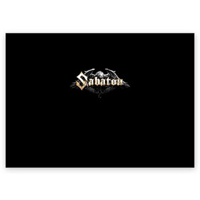 Поздравительная открытка с принтом Sabaton в городе Новоалтайск, 100% бумага | плотность бумаги 280 г/м2, матовая, на обратной стороне линовка и место для марки
 | battle metal | primo victoria | sabaton | the art of war | the great war | группа | йоаким броден | латный ботинок | метал | пауэр | рыцарские доспехи | сабатон | собатон | хэви