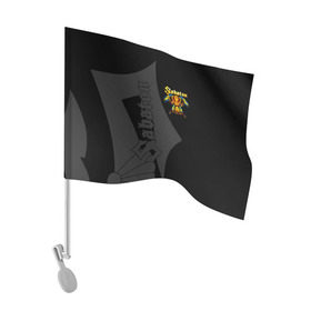 Флаг для автомобиля с принтом Sabaton в городе Новоалтайск, 100% полиэстер | Размер: 30*21 см | battle metal | primo victoria | sabaton | the art of war | the great war | группа | йоаким броден | латный ботинок | метал | пауэр | рыцарские доспехи | сабатон | собатон | хэви