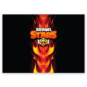 Поздравительная открытка с принтом Brawl Stars в городе Новоалтайск, 100% бумага | плотность бумаги 280 г/м2, матовая, на обратной стороне линовка и место для марки
 | brawl | bs | fails | leon | stars | supercell | tick | бой | босс | бравл | броубол | бс | герои | драка | звезд | осада | сейф | старс | цель