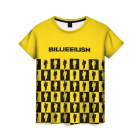 Женская футболка 3D BILLIE EILISH: в городе Новоалтайск, 100% полиэфир ( синтетическое хлопкоподобное полотно) | прямой крой, круглый вырез горловины, длина до линии бедер | be | billie | billie eilish | билли | билли айлиш