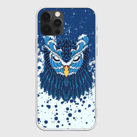 Чехол для iPhone 12 Pro Max с принтом Сова в городе Новоалтайск, Силикон |  | animal | bird | owl | paint | животные | краска | птица | сова | филин