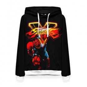 Женская толстовка 3D с принтом Street fighter в городе Новоалтайск, 100% полиэстер  | двухслойный капюшон со шнурком для регулировки, мягкие манжеты на рукавах и по низу толстовки, спереди карман-кенгуру с мягким внутренним слоем. | capcom | fighter | fighting | street | боец | суторито фаита | уличный | файтинг