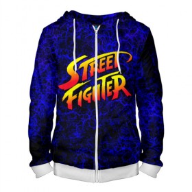 Мужская толстовка 3D на молнии с принтом Street fighter в городе Новоалтайск, 100% полиэстер | длина до линии бедра, манжеты и пояс оформлены мягкой тканевой резинкой, двухслойный капюшон со шнурком для регулировки, спереди молния, по бокам два кармана | Тематика изображения на принте: capcom | fighter | fighting | street | боец | суторито фаита | уличный | файтинг