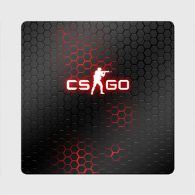 Магнит виниловый Квадрат с принтом CS GO СТАЛЬНАЯ БРОНЯ в городе Новоалтайск, полимерный материал с магнитным слоем | размер 9*9 см, закругленные углы | Тематика изображения на принте: astralis | awp | counter strike | cs go | cs go global offensive | cs:go | faze clan | hyper beast | steel armour | team liquid | астралис | броня | кс го | соты | стальная броня | тим ликвид | фейз клан | хайпер бист