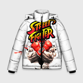 Зимняя куртка для мальчиков 3D с принтом Street fighter в городе Новоалтайск, ткань верха — 100% полиэстер; подклад — 100% полиэстер, утеплитель — 100% полиэстер | длина ниже бедра, удлиненная спинка, воротник стойка и отстегивающийся капюшон. Есть боковые карманы с листочкой на кнопках, утяжки по низу изделия и внутренний карман на молнии. 

Предусмотрены светоотражающий принт на спинке, радужный светоотражающий элемент на пуллере молнии и на резинке для утяжки | capcom | fighter | fighting | street | боец | суторито фаита | уличный | файтинг