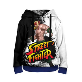 Детская толстовка 3D с принтом Street fighter в городе Новоалтайск, 100% полиэстер | двухслойный капюшон со шнурком для регулировки, мягкие манжеты на рукавах и по низу толстовки, спереди карман-кенгуру с мягким внутренним слоем | Тематика изображения на принте: 