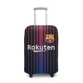 Чехол для чемодана 3D с принтом FC BARCELONA (BARCA) в городе Новоалтайск, 86% полиэфир, 14% спандекс | двустороннее нанесение принта, прорези для ручек и колес | barca | barcelona | fc barca | барка | барселона