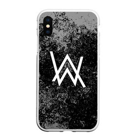 Чехол для iPhone XS Max матовый с принтом ALAN WALKER в городе Новоалтайск, Силикон | Область печати: задняя сторона чехла, без боковых панелей | Тематика изображения на принте: alan walker | aw | electro | electro music | music | алан уокер | музыка | музыкант | электро | электронная музыка