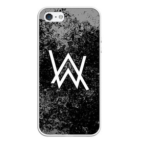 Чехол для iPhone 5/5S матовый с принтом ALAN WALKER в городе Новоалтайск, Силикон | Область печати: задняя сторона чехла, без боковых панелей | alan walker | aw | electro | electro music | music | алан уокер | музыка | музыкант | электро | электронная музыка