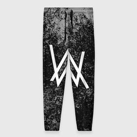 Женские брюки 3D с принтом ALAN WALKER в городе Новоалтайск, полиэстер 100% | прямой крой, два кармана без застежек по бокам, с мягкой трикотажной резинкой на поясе и по низу штанин. В поясе для дополнительного комфорта — широкие завязки | alan walker | aw | electro | electro music | music | алан уокер | музыка | музыкант | электро | электронная музыка