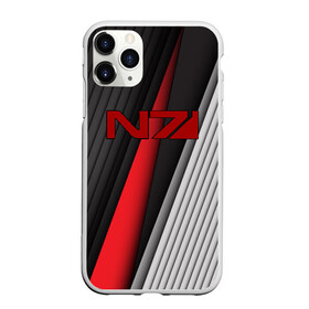 Чехол для iPhone 11 Pro матовый с принтом N7 в городе Новоалтайск, Силикон |  | bioware | fantastic | game | john shepard | n7 | normandy | reapers | sci fi | turian | джон шепард | жнецы | турианец