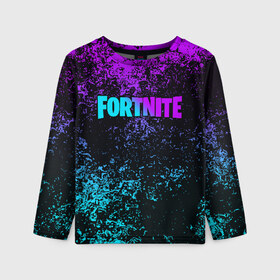 Детский лонгслив 3D с принтом FORTNITE X в городе Новоалтайск, 100% полиэстер | длинные рукава, круглый вырез горловины, полуприлегающий силуэт
 | fortnite | fortnite 2 | fortnite x маршмелло | ikonik | marshmello | ninja | ninja streamer | иконик | ниндзя | пили | фортнайт | фортнайт 2 | фортнайт глава 2