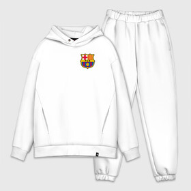 Мужской костюм хлопок OVERSIZE с принтом FC BARCELONA в городе Новоалтайск,  |  | barca | barcelona | fc barca | барка | барселона