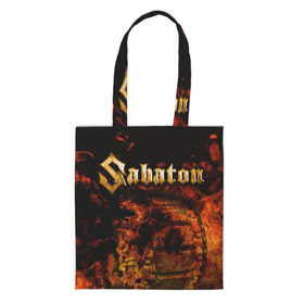 Сумка 3D повседневная с принтом Sabaton в городе Новоалтайск, 100% полиэстер | Плотность: 200 г/м2; Размер: 34×35 см; Высота лямок: 30 см | heavy | metal | power | sabaton | метал | пауэр | сабатон | хэви