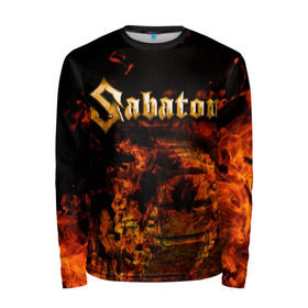 Мужской лонгслив 3D с принтом Sabaton в городе Новоалтайск, 100% полиэстер | длинные рукава, круглый вырез горловины, полуприлегающий силуэт | heavy | metal | power | sabaton | метал | пауэр | сабатон | хэви