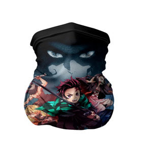 Бандана-труба 3D с принтом Kimetsu no Yaiba в городе Новоалтайск, 100% полиэстер, ткань с особыми свойствами — Activecool | плотность 150‒180 г/м2; хорошо тянется, но сохраняет форму | blade of demon | demon slayer | kimetsu no yaiba | клинок | рассекающий демонов