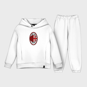 Детский костюм хлопок Oversize с принтом AC MILAN в городе Новоалтайск,  |  | Тематика изображения на принте: football | italia | logo | milan | sport | италия | лига | лого | милан | спорт | фк | футбол | футбольный клуб | эмблема