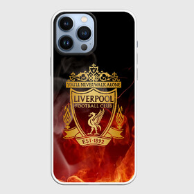 Чехол для iPhone 13 Pro Max с принтом LIVERPOOL в городе Новоалтайск,  |  | Тематика изображения на принте: lfc | liverpool | sport | ynwa | ливерпуль | лфк | спорт