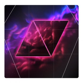 Магнитный плакат 3Х3 с принтом SPACE GEOMETRY в городе Новоалтайск, Полимерный материал с магнитным слоем | 9 деталей размером 9*9 см | Тематика изображения на принте: bright | colorful | cool | disco | music | music lover | neon | retro | space | speaker | tape recorder | technique | vintage | винтаж | диско | космос | музыка | неон | ретро | ретро неон | техника