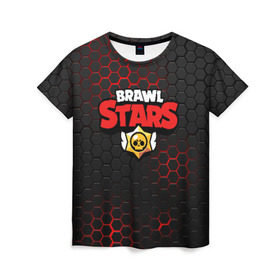 Женская футболка 3D с принтом BRAWL STARS в городе Новоалтайск, 100% полиэфир ( синтетическое хлопкоподобное полотно) | прямой крой, круглый вырез горловины, длина до линии бедер | brawl stars | bull | colt | leon | stars | берли | бо | брок | ворон | джесси | динамайк | дэррил | кольт | леон | мортис | нита | пайпер | пенни | поко | пэм | рикошет | соты | спайк | стальная броня | тара | фрэнк | шелли