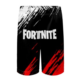 Детские спортивные шорты 3D с принтом FORTNITE в городе Новоалтайск,  100% полиэстер
 | пояс оформлен широкой мягкой резинкой, ткань тянется
 | fortnite | fortnite 2 | fortnite x маршмелло | ikonik | marshmello | ninja | ninja streamer | иконик | ниндзя | фортнайт | фортнайт 2 | фортнайт глава 2
