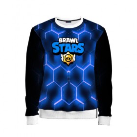 Детский свитшот 3D с принтом BRAWL STARS в городе Новоалтайск, 100% полиэстер | свободная посадка, прямой крой, мягкая тканевая резинка на рукавах и понизу свитшота | Тематика изображения на принте: brawl stars | bull | colt | leon | stars | берли | бо | брок | ворон | джесси | динамайк | дэррил | кольт | леон | мортис | нита | пайпер | пенни | поко | пэм | рикошет | спайк | тара | фрэнк | шелли | эль примо
