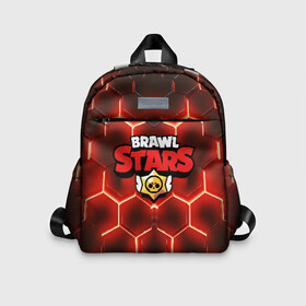 Детский рюкзак 3D с принтом BRAWL STARS в городе Новоалтайск, 100% полиэстер | лямки с регулируемой длиной, сверху петелька, чтобы рюкзак можно было повесить на вешалку. Основное отделение закрывается на молнию, как и внешний карман. Внутри дополнительный карман. По бокам два дополнительных кармашка | brawl stars | bull | colt | leon | stars | берли | бо | брок | ворон | джесси | динамайк | дэррил | кольт | леон | мортис | нита | пайпер | пенни | поко | пэм | рикошет | спайк | тара | фрэнк | шелли | эль примо
