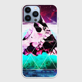 Чехол для iPhone 13 Pro Max с принтом SKULL SPACE в городе Новоалтайск,  |  | Тематика изображения на принте: abstraction | geometry | optic | optical | pattern | visual | абстракция | геометрия | движение | линии | оптический узор | психоделика | текстуры | узор