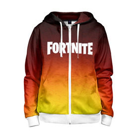 Детская толстовка 3D на молнии с принтом FORTNITE x BORDERLANDS в городе Новоалтайск, 100% полиэстер |  манжеты и пояс оформлены широкой мягкой резинкой, двухслойный капюшон со шнурком для регулировки, спереди карманы и застежка-молния
 | 