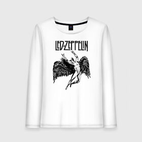 Женский лонгслив хлопок с принтом Led Zeppelin в городе Новоалтайск, 100% хлопок |  | led | led zeppelin | lz | zoso | группа | джимми пейдж | джон генри бонэм | джон пол джонс | зосо | лед зепелен | лед зеппелин | ледзепелен | ледзеппелин | лз | метал | роберт плант | рок | тяжелый