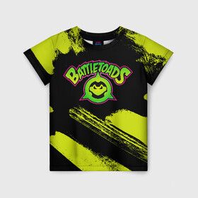 Детская футболка 3D с принтом BATTLETOADS 2019 в городе Новоалтайск, 100% гипоаллергенный полиэфир | прямой крой, круглый вырез горловины, длина до линии бедер, чуть спущенное плечо, ткань немного тянется | battle | battletoads | double | dragon | game | games | logo | nintendo | rare | retro | symbol | toads | батл | батлтодс | баттл | баттлтоадс | игра | игры | лого | логотип | нинтендо | ретро | символ | тоадс | тодс