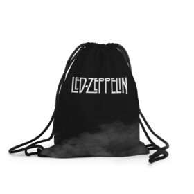 Рюкзак-мешок 3D с принтом Led Zeppelin в городе Новоалтайск, 100% полиэстер | плотность ткани — 200 г/м2, размер — 35 х 45 см; лямки — толстые шнурки, застежка на шнуровке, без карманов и подкладки | led zeppelin | лед зеппелин