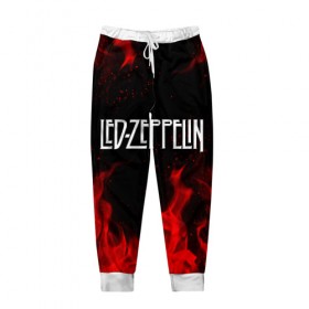 Мужские брюки 3D с принтом Led Zeppelin в городе Новоалтайск, 100% полиэстер | манжеты по низу, эластичный пояс регулируется шнурком, по бокам два кармана без застежек, внутренняя часть кармана из мелкой сетки | Тематика изображения на принте: led zeppelin | лед зеппелин