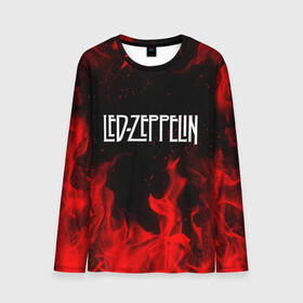 Мужской лонгслив 3D с принтом Led Zeppelin в городе Новоалтайск, 100% полиэстер | длинные рукава, круглый вырез горловины, полуприлегающий силуэт | Тематика изображения на принте: led zeppelin | лед зеппелин
