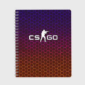Тетрадь с принтом CS GO в городе Новоалтайск, 100% бумага | 48 листов, плотность листов — 60 г/м2, плотность картонной обложки — 250 г/м2. Листы скреплены сбоку удобной пружинной спиралью. Уголки страниц и обложки скругленные. Цвет линий — светло-серый
 | astralis | awp | counter strike | cs go | cs go global offensive | cs:go | faze clan | hyper beast | team liquid | астралис | кс го | тим ликвид | фейз клан | хайпер бист