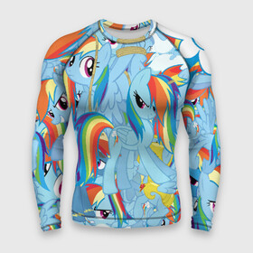 Мужской рашгард 3D с принтом MY LITTLE PONY в городе Новоалтайск,  |  | my little pony | pinkie pie | scootaloo | spike | sweaty balls | искорка | крошка бель | маленькие пони | мульфтфильм | пони | скутолу | эппл блум