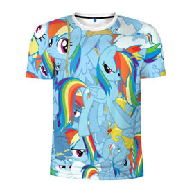 Мужская футболка 3D спортивная с принтом MY LITTLE PONY в городе Новоалтайск, 100% полиэстер с улучшенными характеристиками | приталенный силуэт, круглая горловина, широкие плечи, сужается к линии бедра | my little pony | pinkie pie | scootaloo | spike | sweaty balls | искорка | крошка бель | маленькие пони | мульфтфильм | пони | скутолу | эппл блум