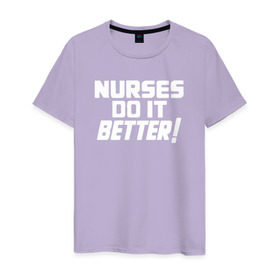 Мужская футболка хлопок с принтом Nurses do it better в городе Новоалтайск, 100% хлопок | прямой крой, круглый вырез горловины, длина до линии бедер, слегка спущенное плечо. | led | led zep | led zeppelin | ledzep | lz | zoso | группа | джимми пейдж | джон генри бонэм | джон пол джонс | зосо | лед зепелен | лед зеппелин | ледзепелен | ледзеппелин | роберт плант | рок