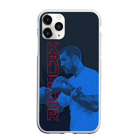 Чехол для iPhone 11 Pro Max матовый с принтом Krusher в городе Новоалтайск, Силикон |  | boxing | kovalev | krusher | sergey kovalev | wbo | бокс | ковалев