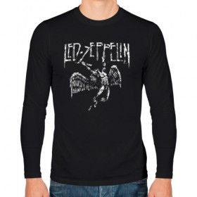 Мужской лонгслив хлопок с принтом Led Zeppelin в городе Новоалтайск, 100% хлопок |  | led | led zep | led zeppelin | ledzep | lz | zoso | группа | джимми пейдж | джон генри бонэм | джон пол джонс | зосо | лед зепелен | лед зеппелин | ледзепелен | ледзеппелин | роберт плант | рок